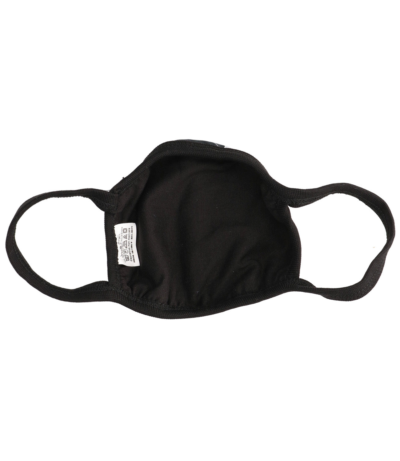 Double Flame Face Mask Nero e Rosso
