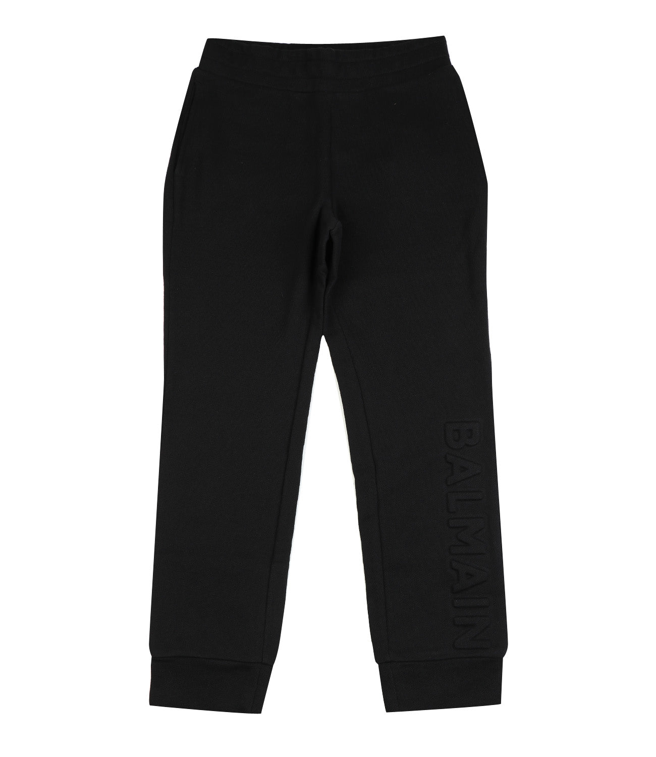 Balmain Kids Black Sporty Pants 6P6527