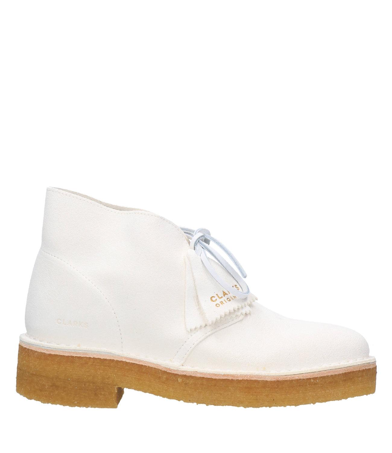 Clarks White Heel