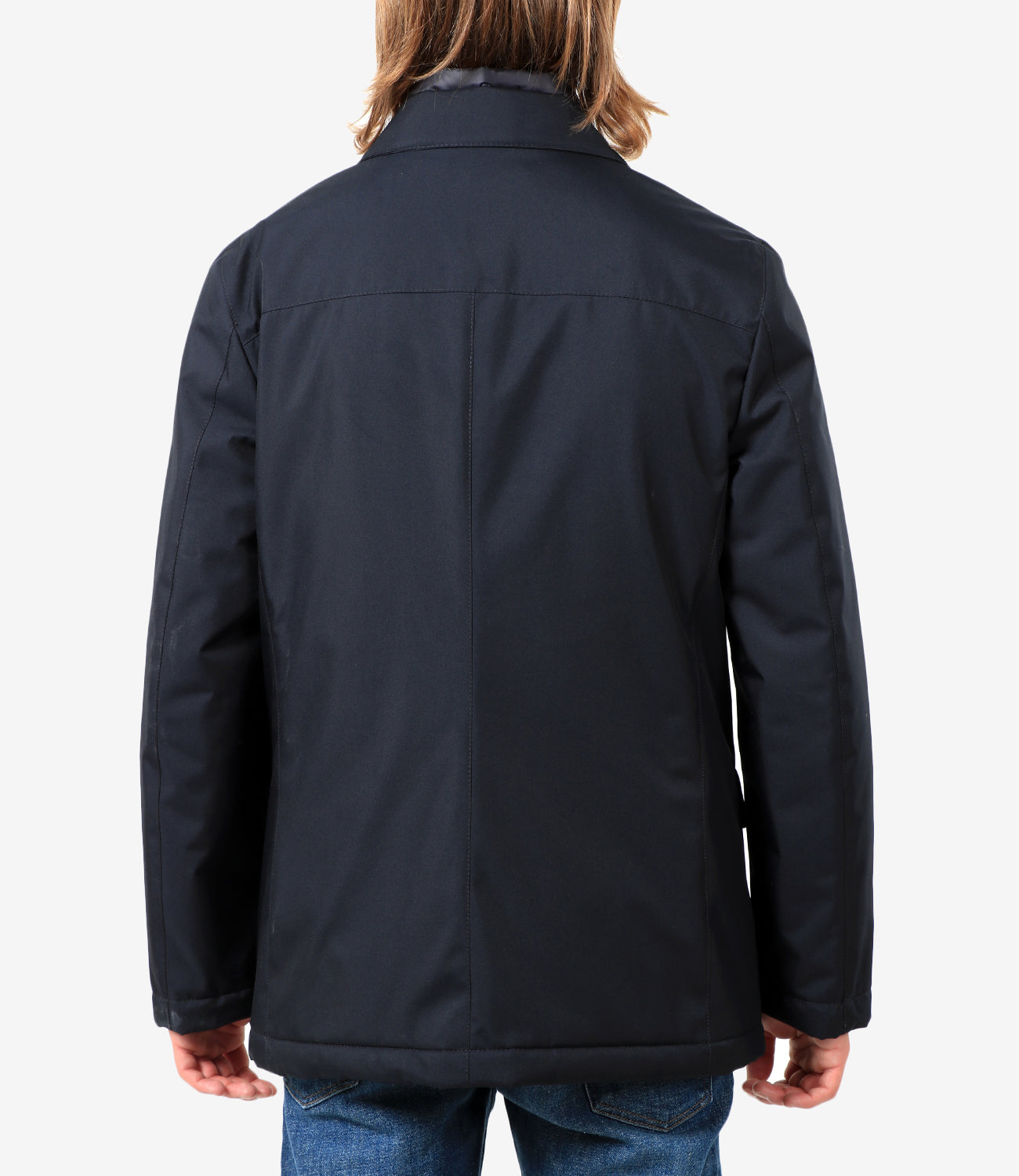 Double Front Navy Blue Jacket