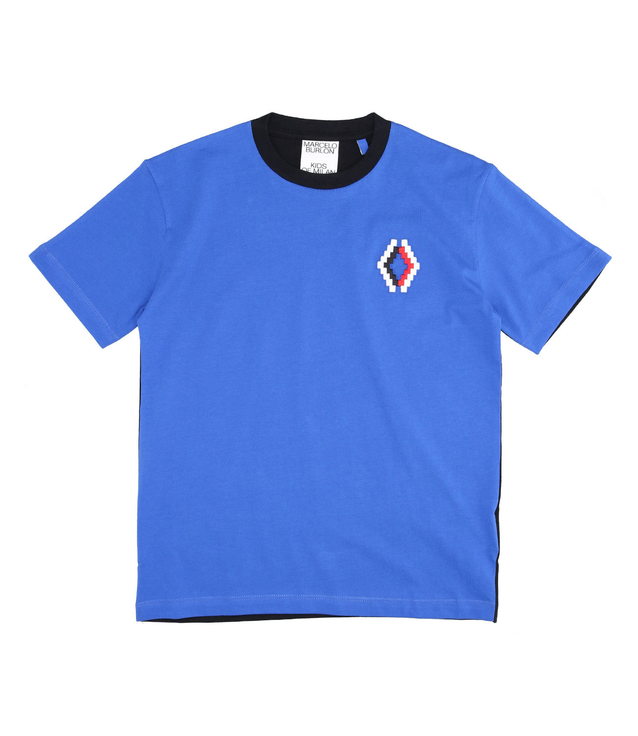 T-Shirt Blu Royal e Nera