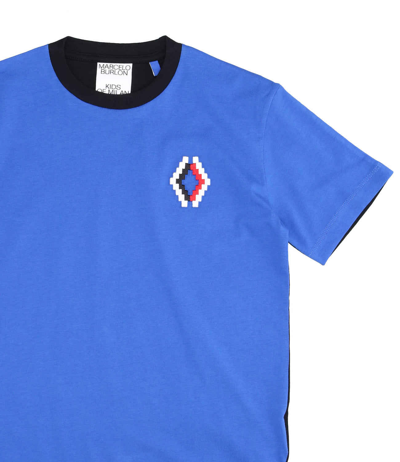 T-Shirt Blu Royal e Nera