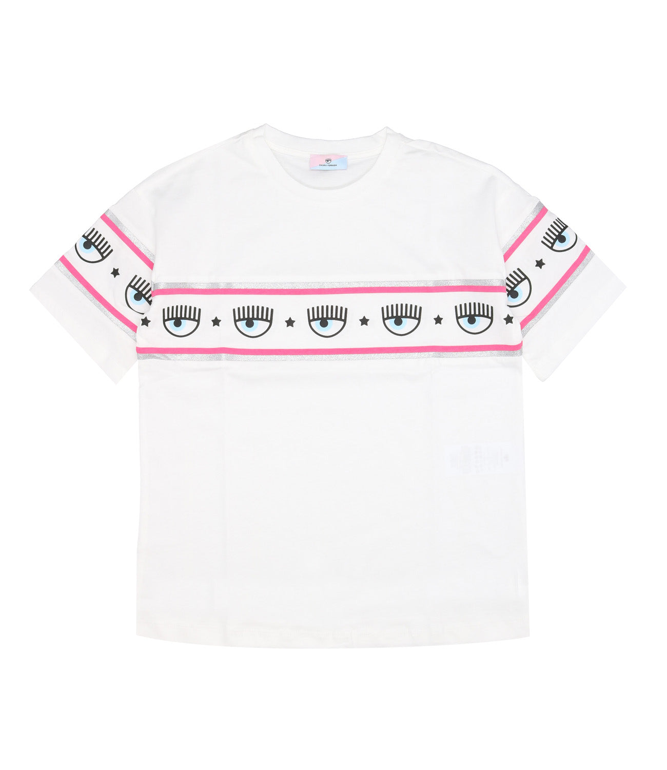 Chiara Ferragni Kids Chiara Ferragni Kids Cream T-Shirt 510611
