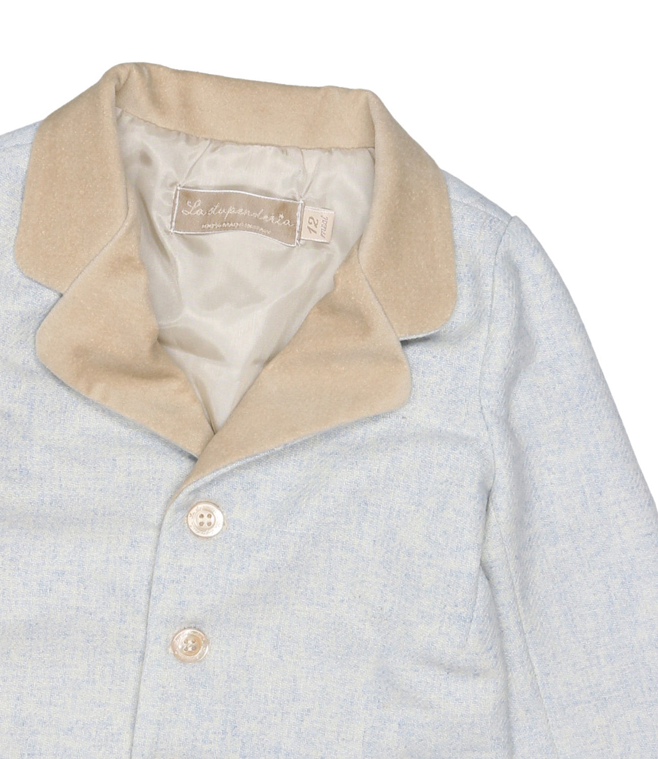 La Stupenderia | Giacca Celeste e Beige