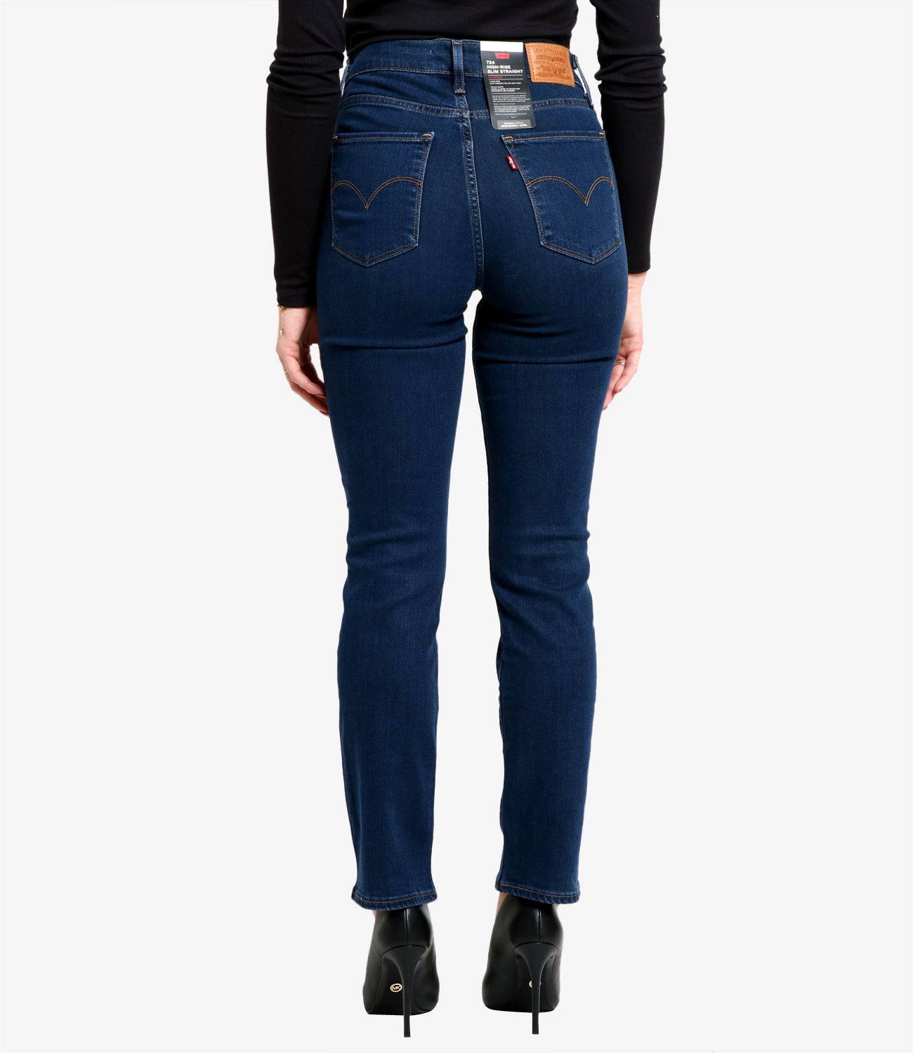Levis | Jeans 724 High rise straight Denim Scuro