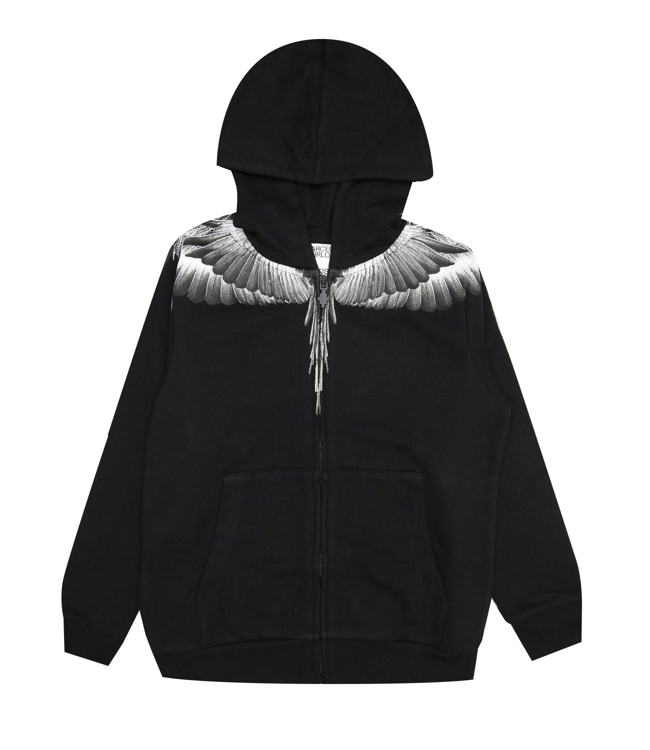Marcelo Burlon Kids Marcelo Burlon Kids Felpa Nera e Bianca