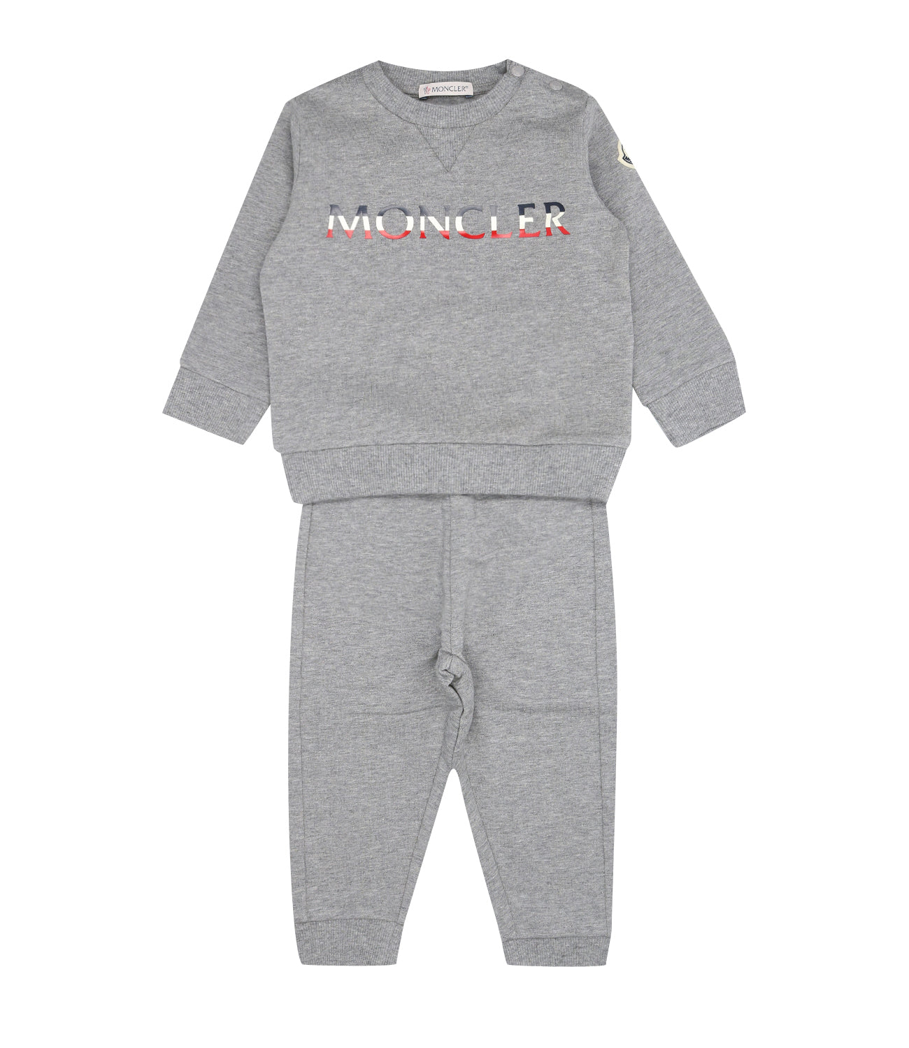 Moncler Junior | Set Maglia e Pantalone Grigio