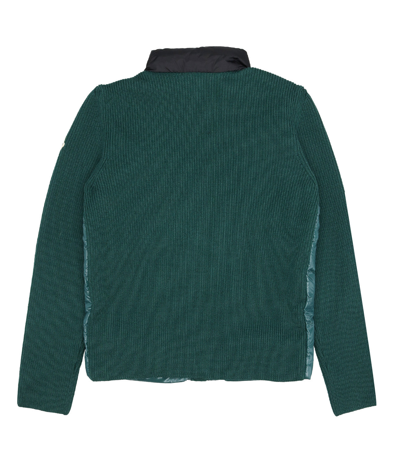 Moncler Junior | Cardigan Verde Petrolio
