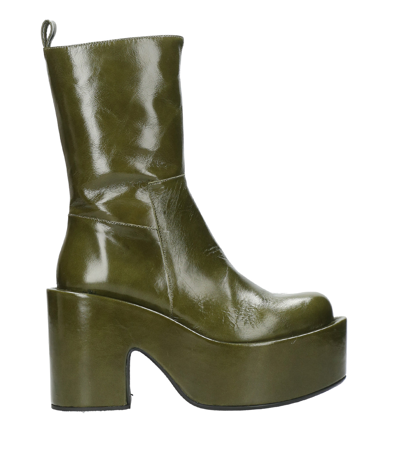 Paloma Barceló | Rocco Malory Olive Green Ankle Boot