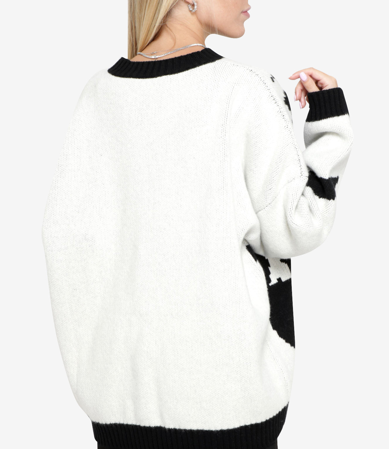 Philosophy di Lorenzo Serafini | Black and White Sweater