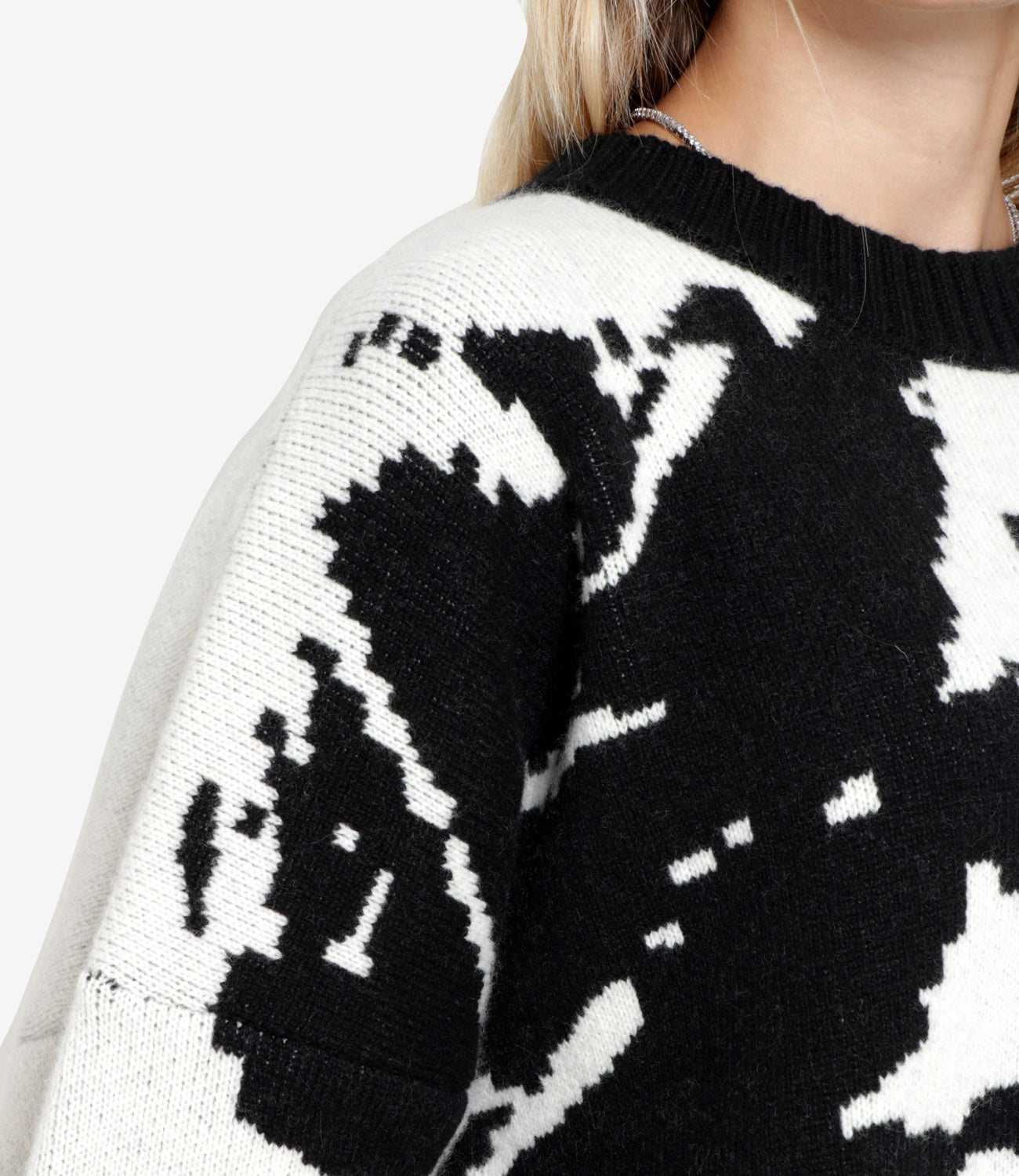 Philosophy di Lorenzo Serafini | Black and White Sweater
