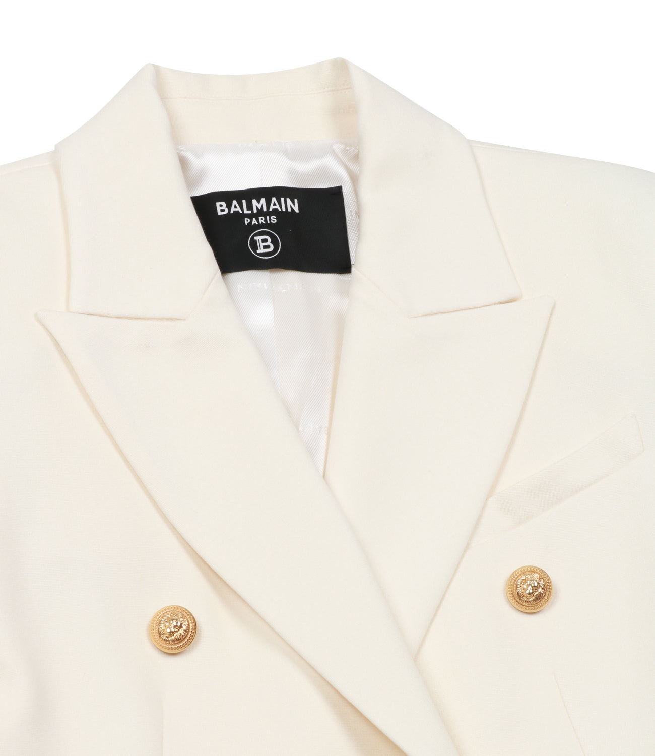 Balmain Kids | Ivory and Gold Jacket