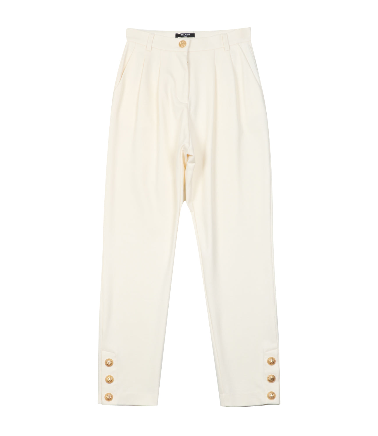 Balmain Kids | Ivory and Gold Pants