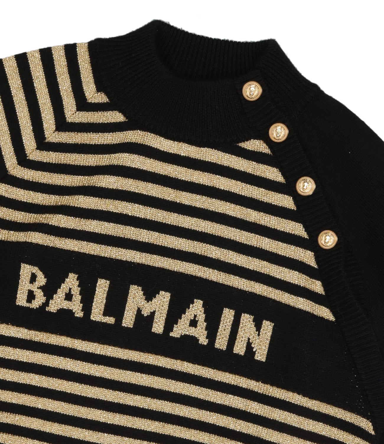 Balmain Kids | Black and Gold Sweater