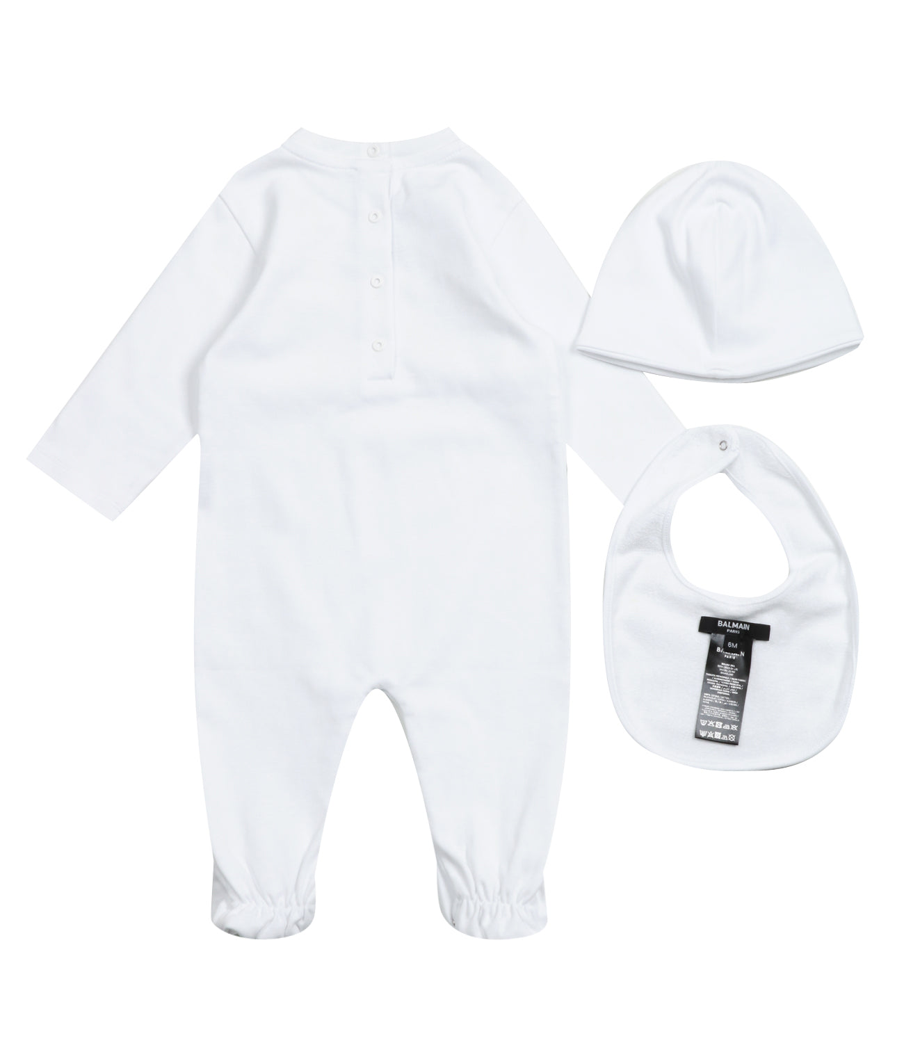 Balmain Kids | Set Nascita Bianco e Oro