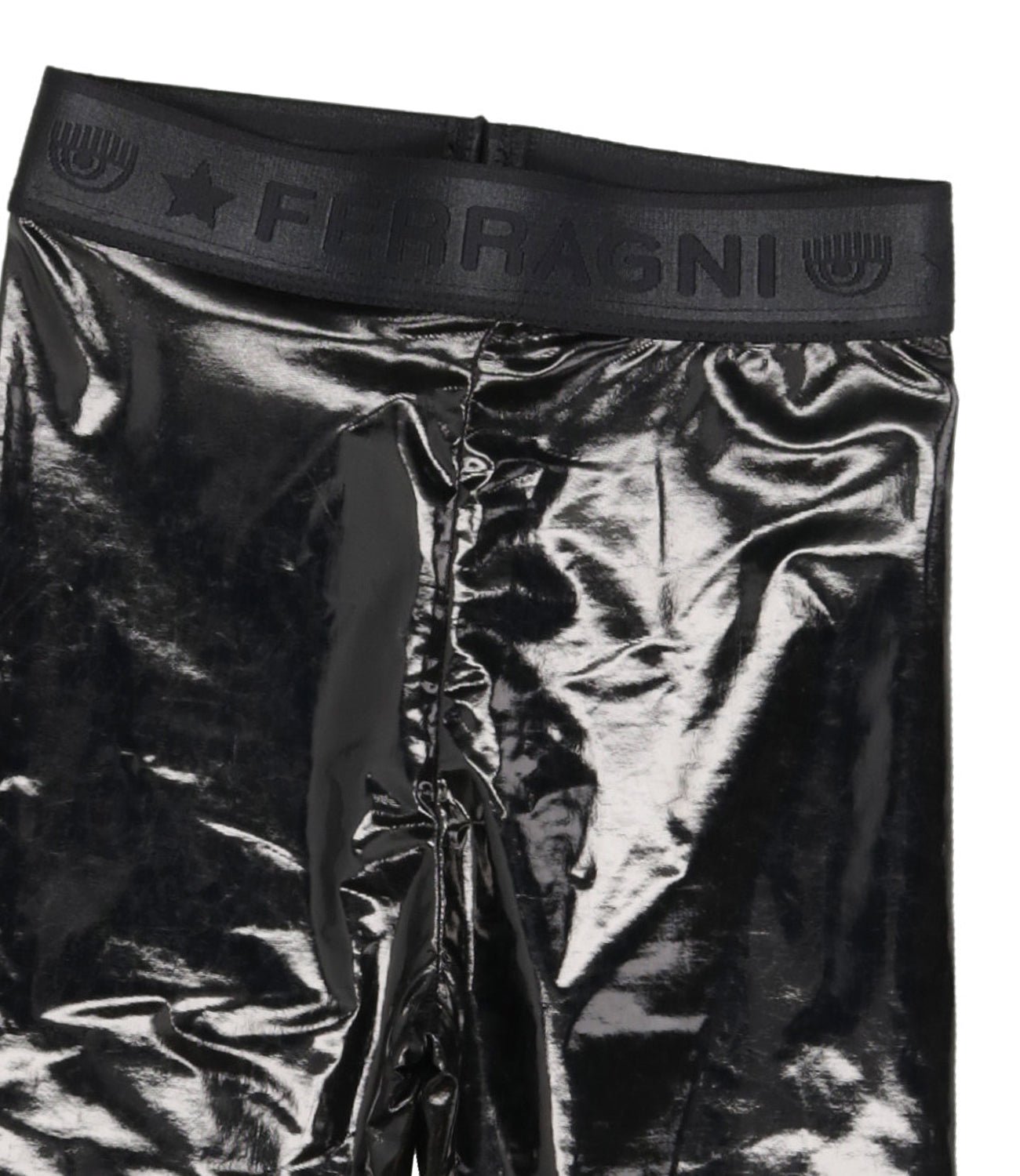 Chiara Ferragni Kids | Leggings Eye Star Vinile Nero