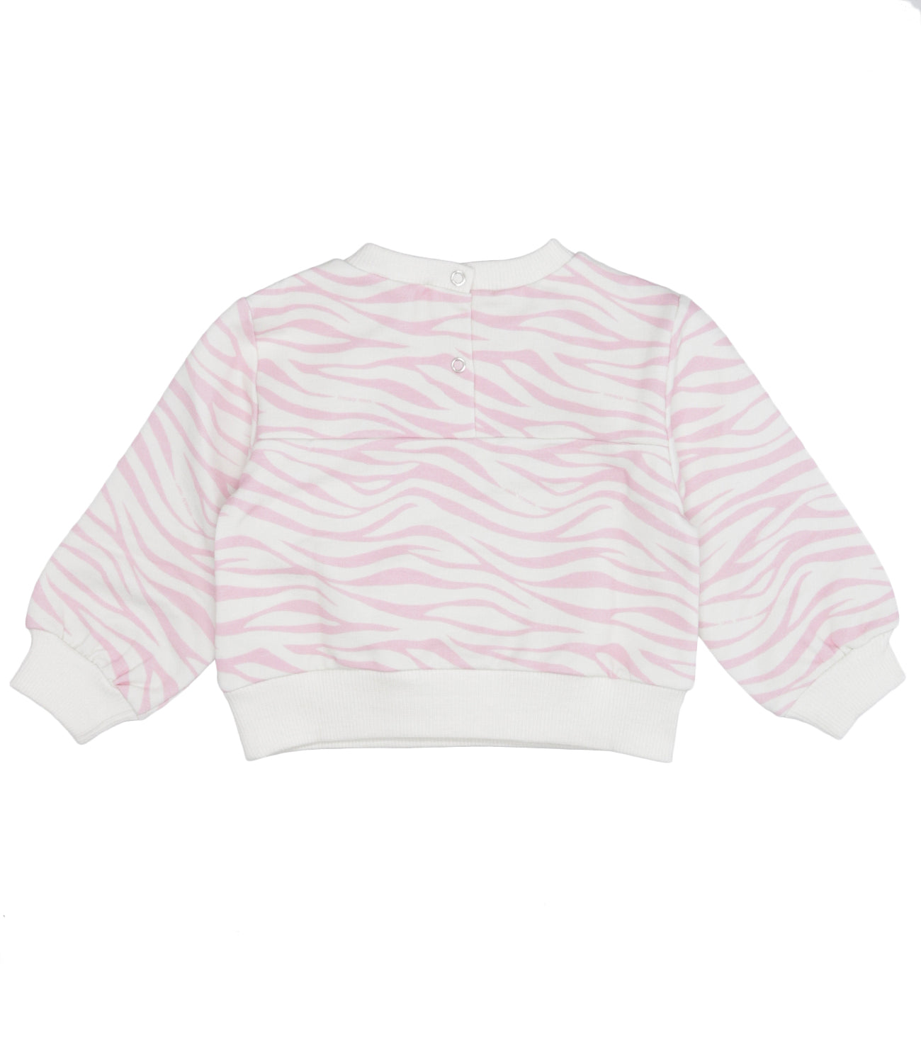 Chiara Ferragni Kids | Sweatshirt Cream and Pink