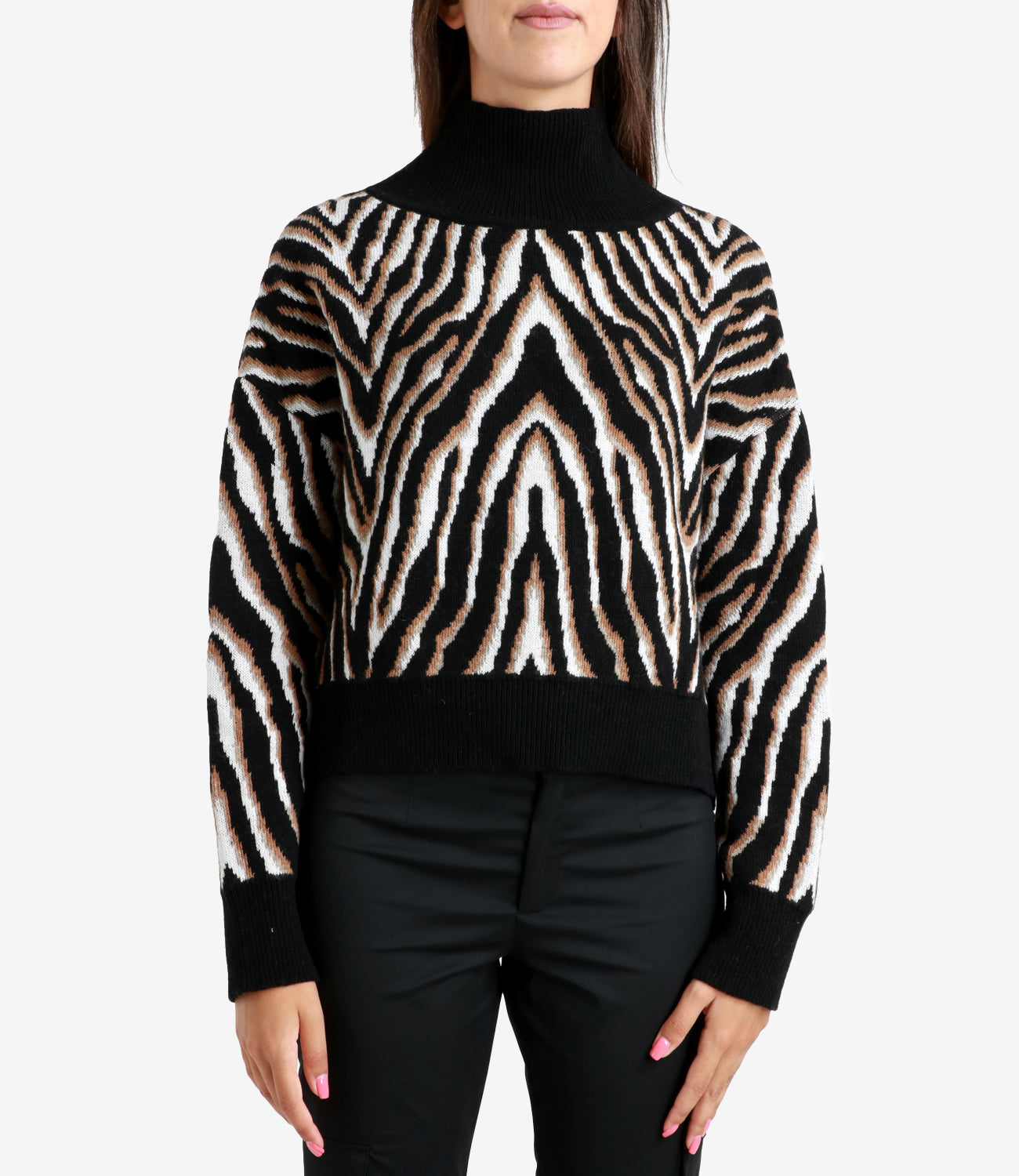 Erika Cavallini | Claire Neo and Beige Sweater