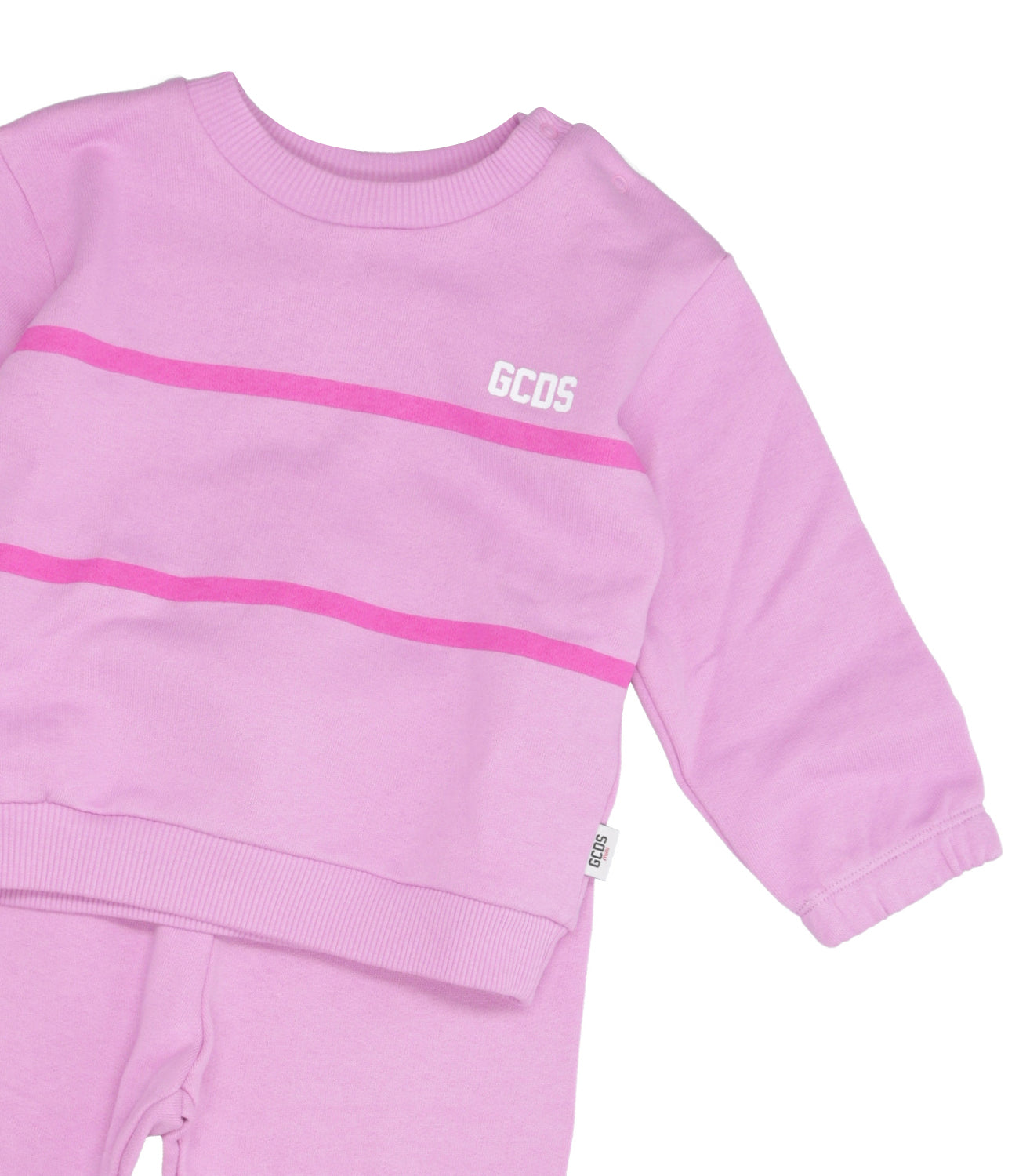 GCDS Mini | Lilac Sweatshirt+Pants Set