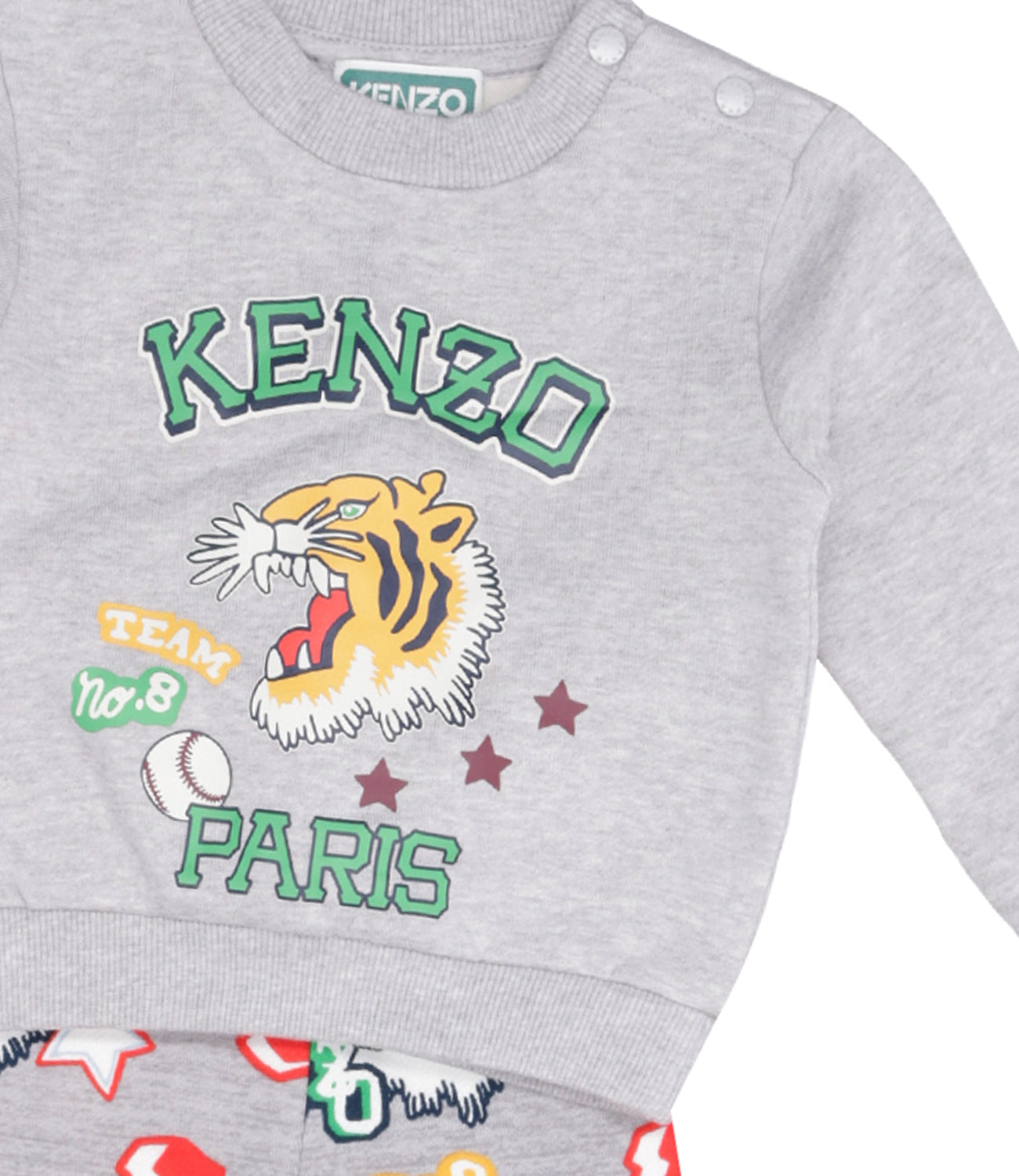 Kenzo Kids | Set Felpa+Pantalone Grigio
