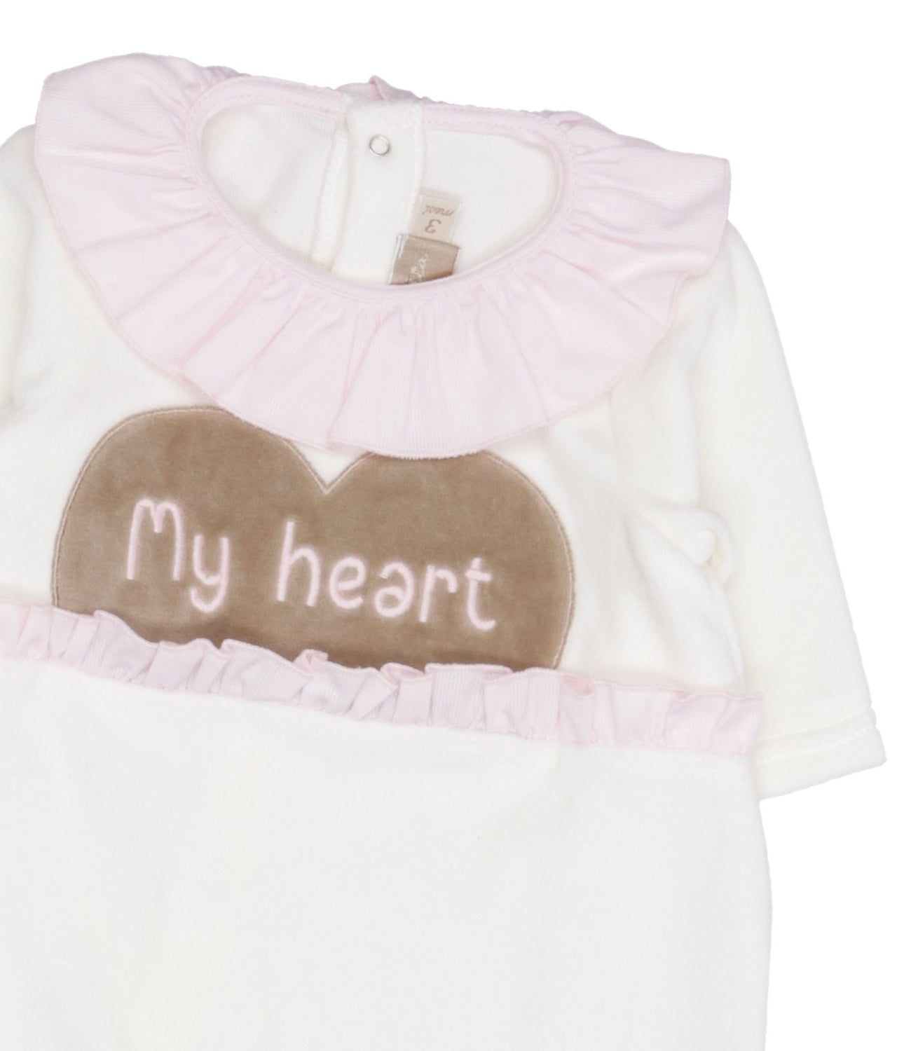 La Stupenderia | White and Pink Bodysuit