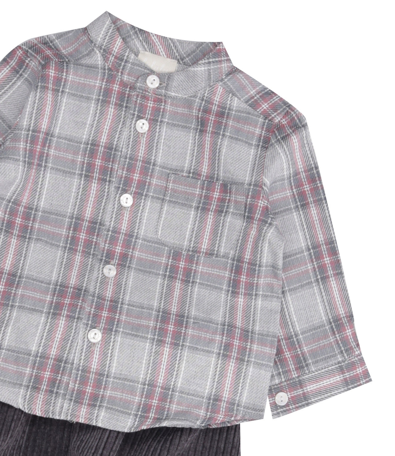 Lalalù | Grey Shirt and Trousers Set