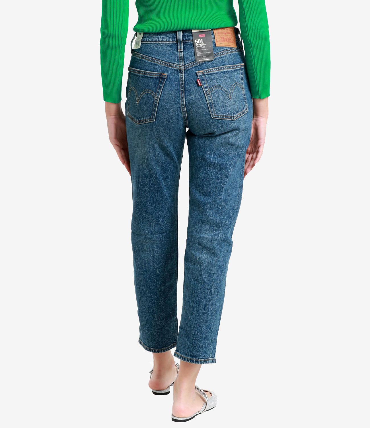 Levis | Jeans 501 Crop Denim medio