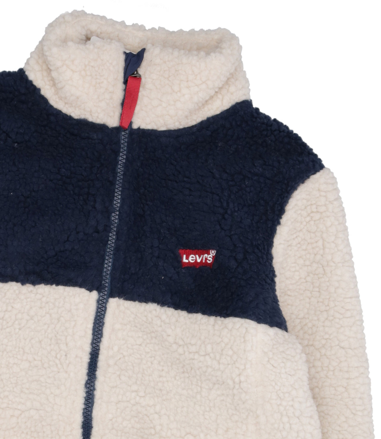 Levis Kids | Giubbotto Color Block Sherpa Trucker Beige e Blu
