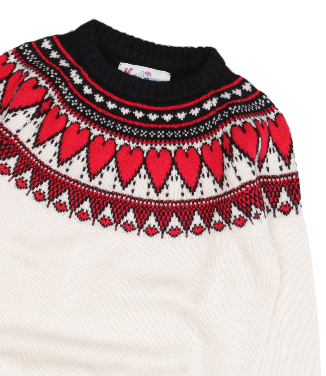 MC2 Saint Barth | Princess Nordic Jersey White and Red