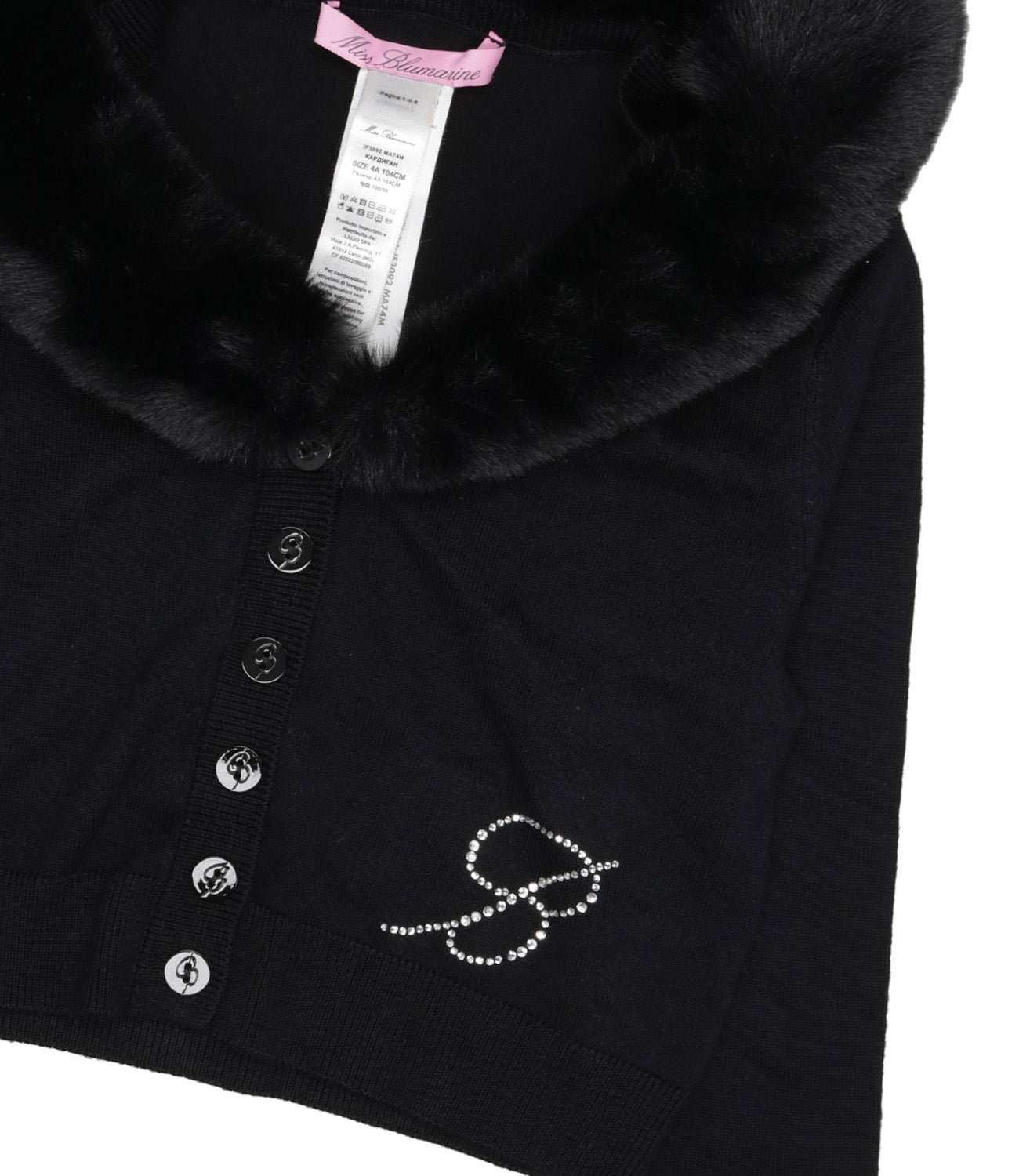 Miss Blumarine | Black Cardigan