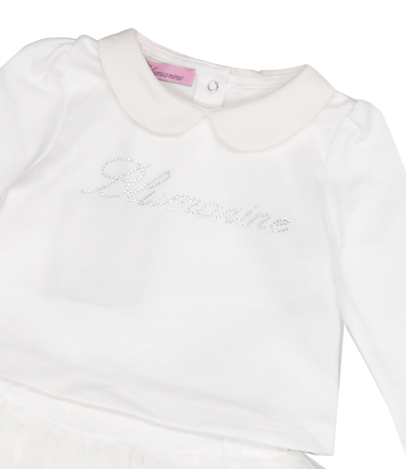 Miss Blumarine | Sweater and Skirt Set White