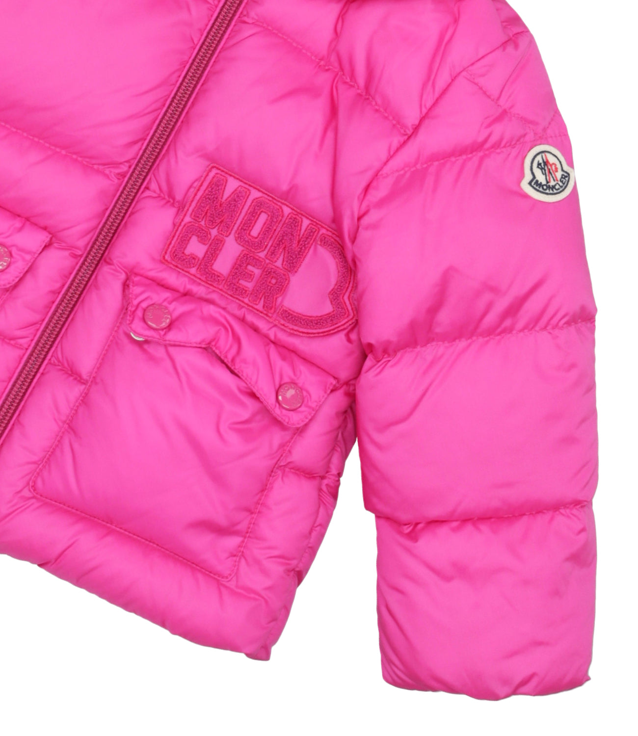 Moncler Junior | Giubbotto Abbaye Fuxia