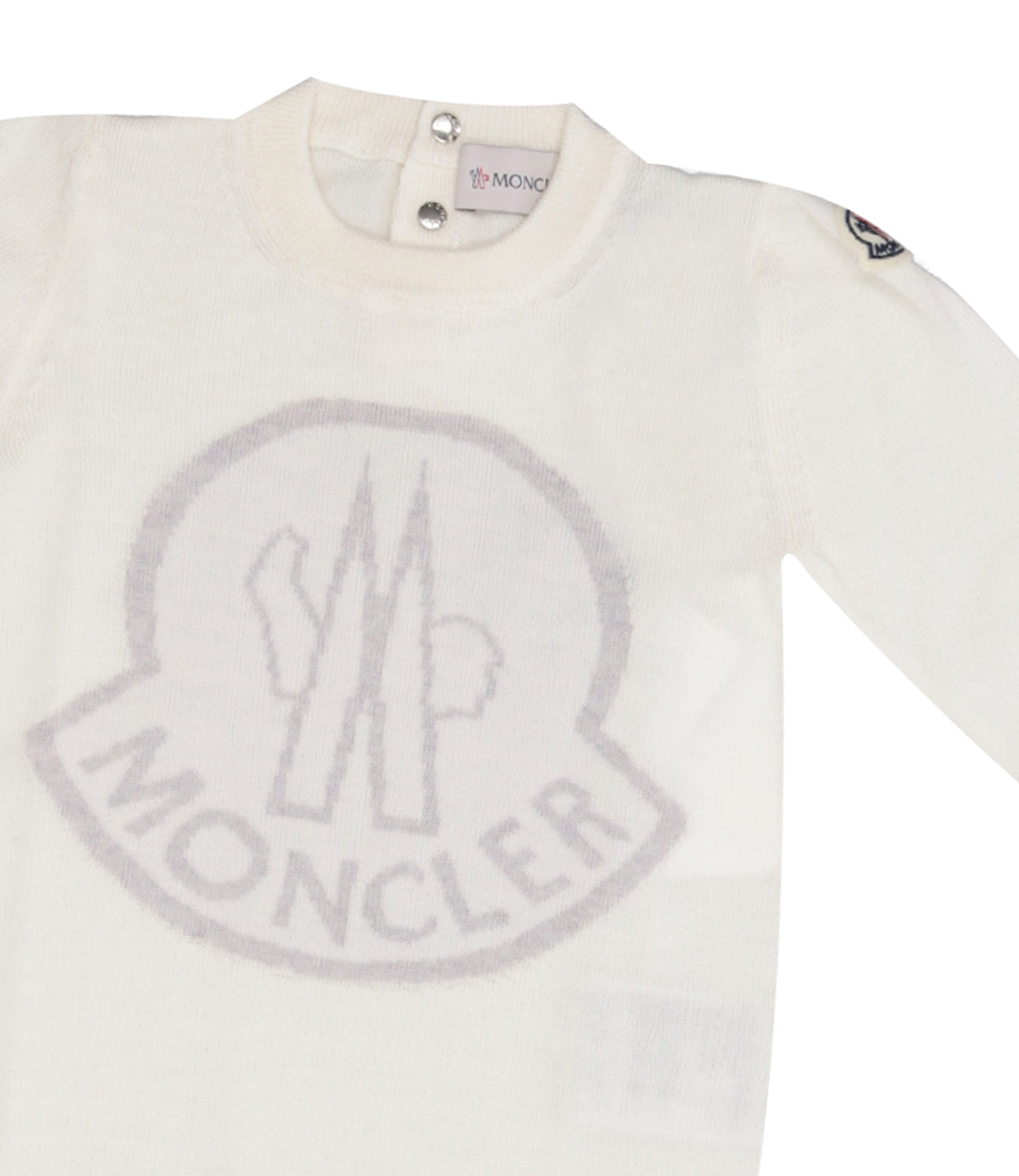 Moncler Junior | Pagliaccetto Panna