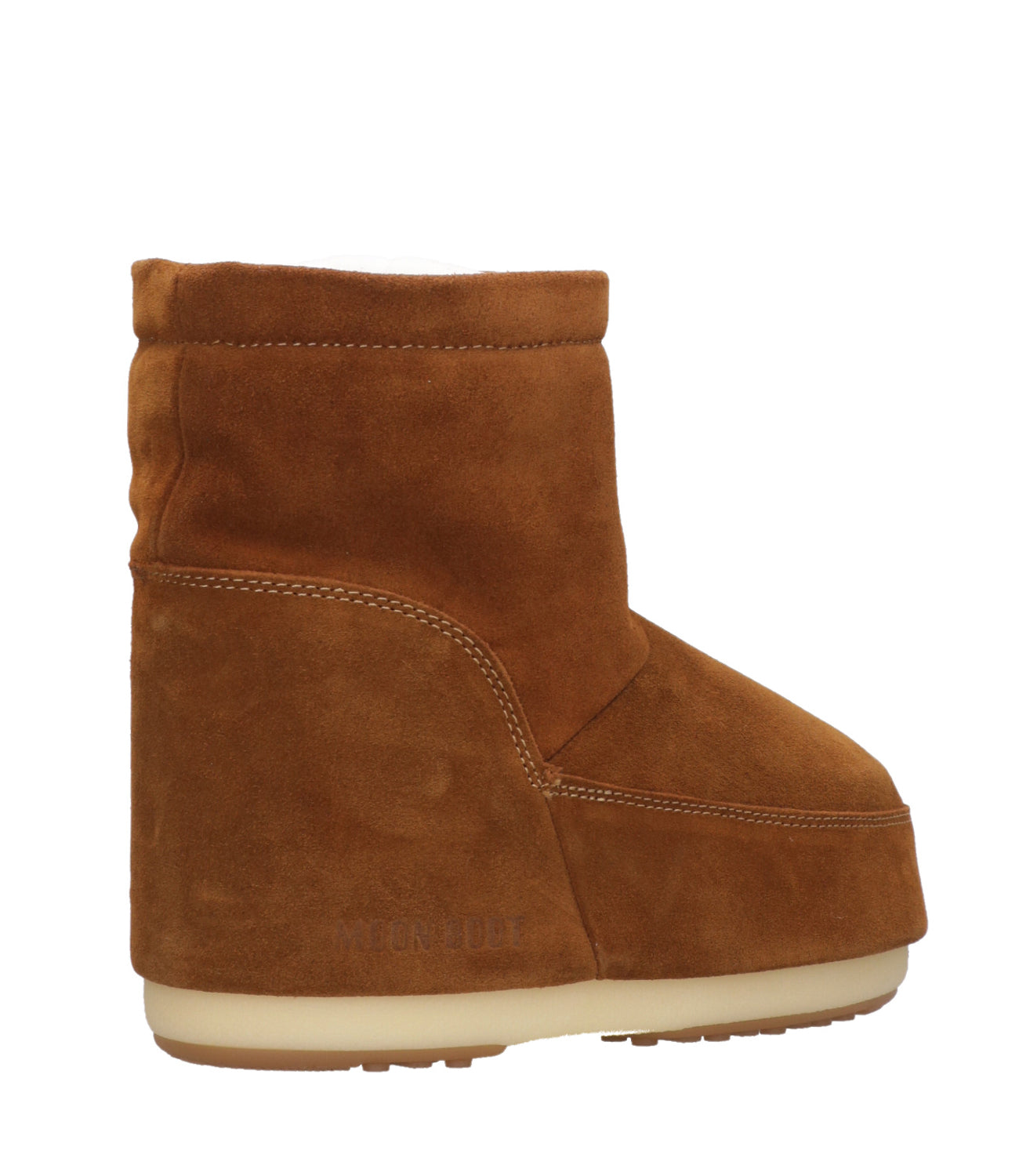 Moon Boot | Tronchetto MB Low Icon Nolace Suede Cognac