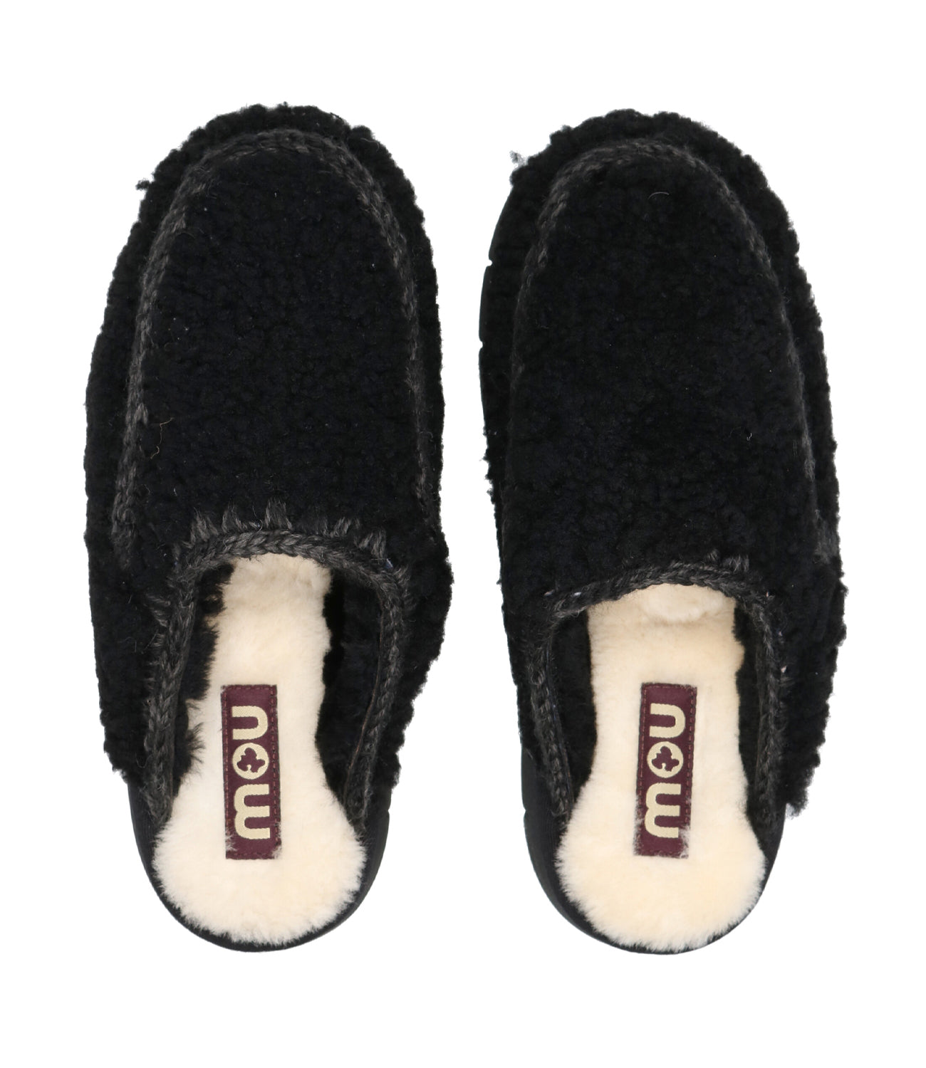 Mou | Slip On Black