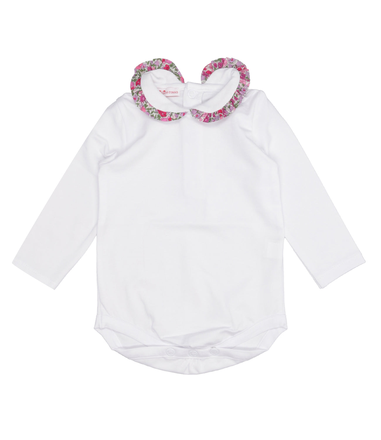 Redfish Kids Beachwear | Pink and White Bodysuit