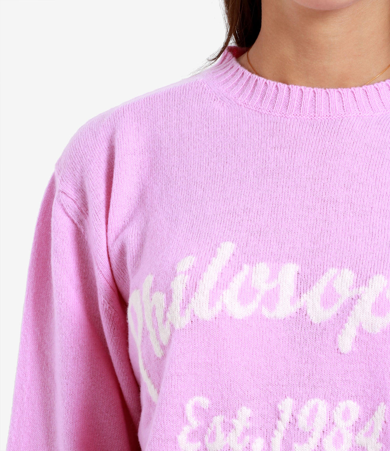 Philosophy di Lorenzo Serafini | Pink and White Sweater