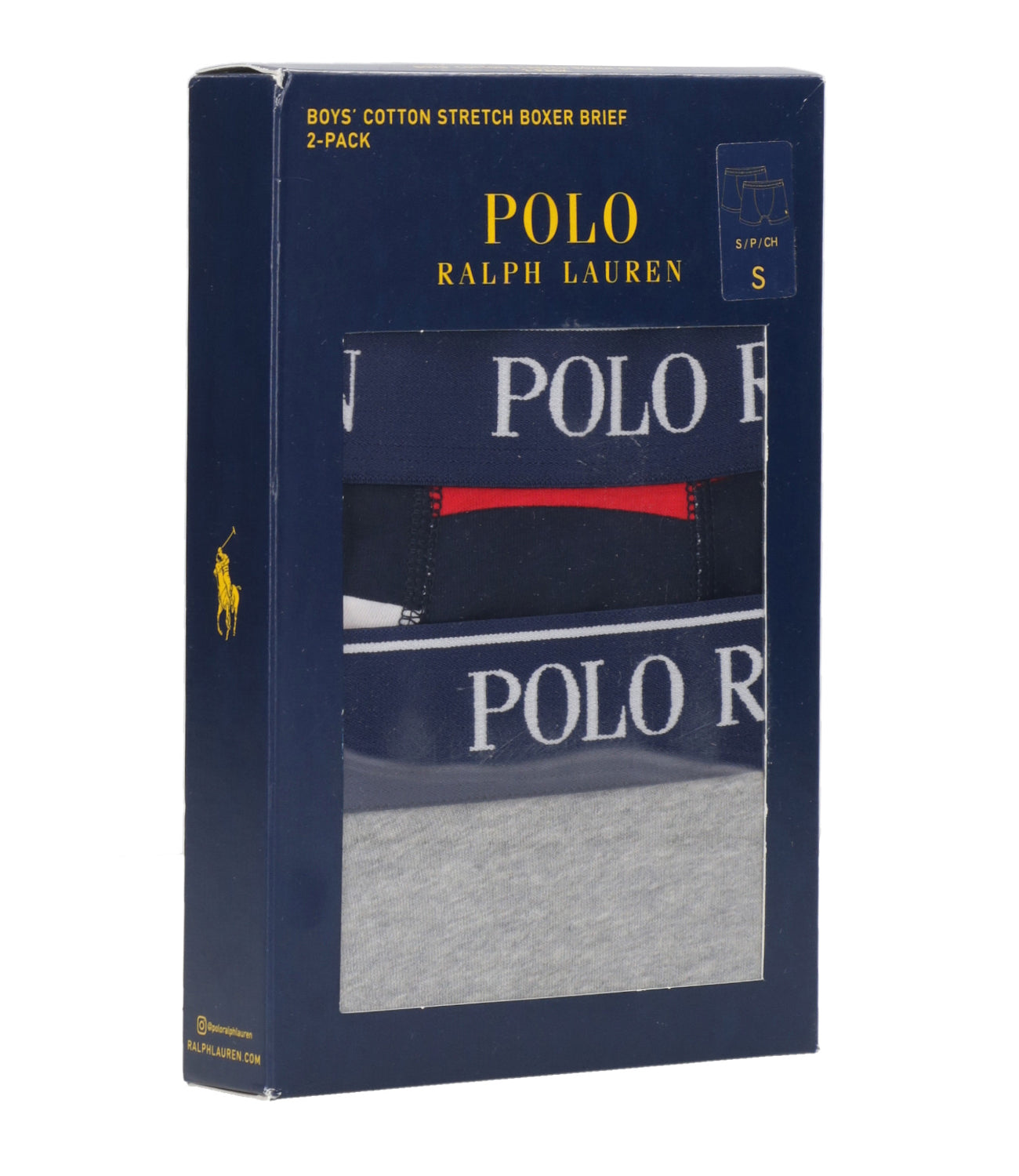 Ralph Lauren Childrenswear | Navy Blue and Gray Boxer Shorts