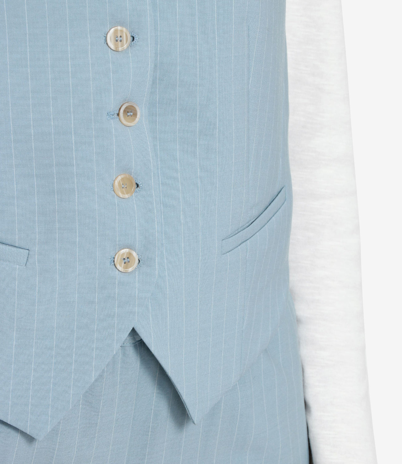 Semicouture | Gilet Philomena Blu Oceano