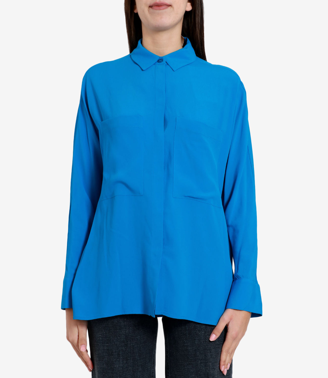 Semicouture | Camicia Tiffany Blu Royal