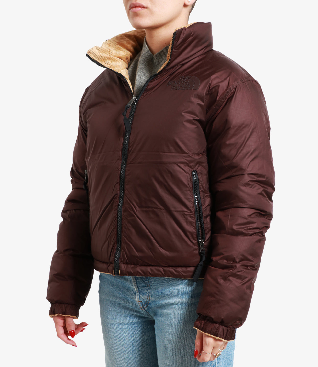 The North Face | 92 Reversible Nuptse Jacket Butter and Brown