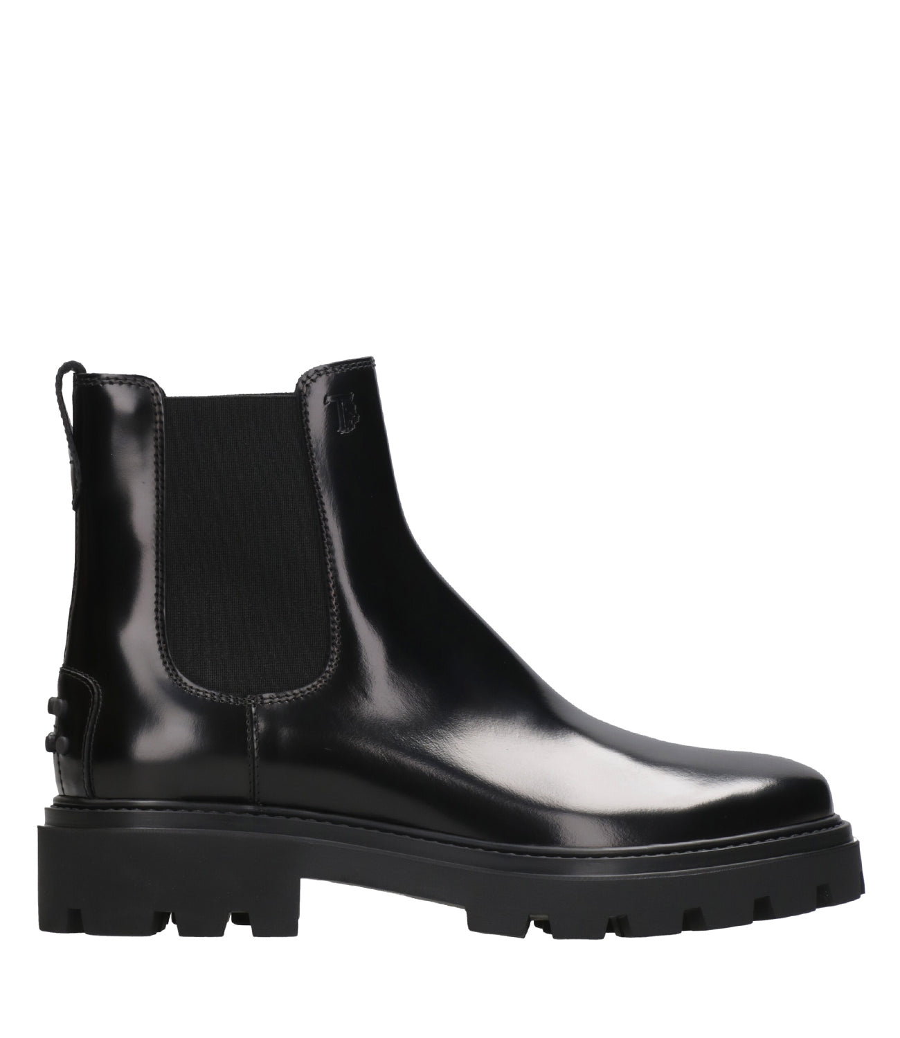 Tod's | Tronchetto Elastico Gomma Pesante Nero