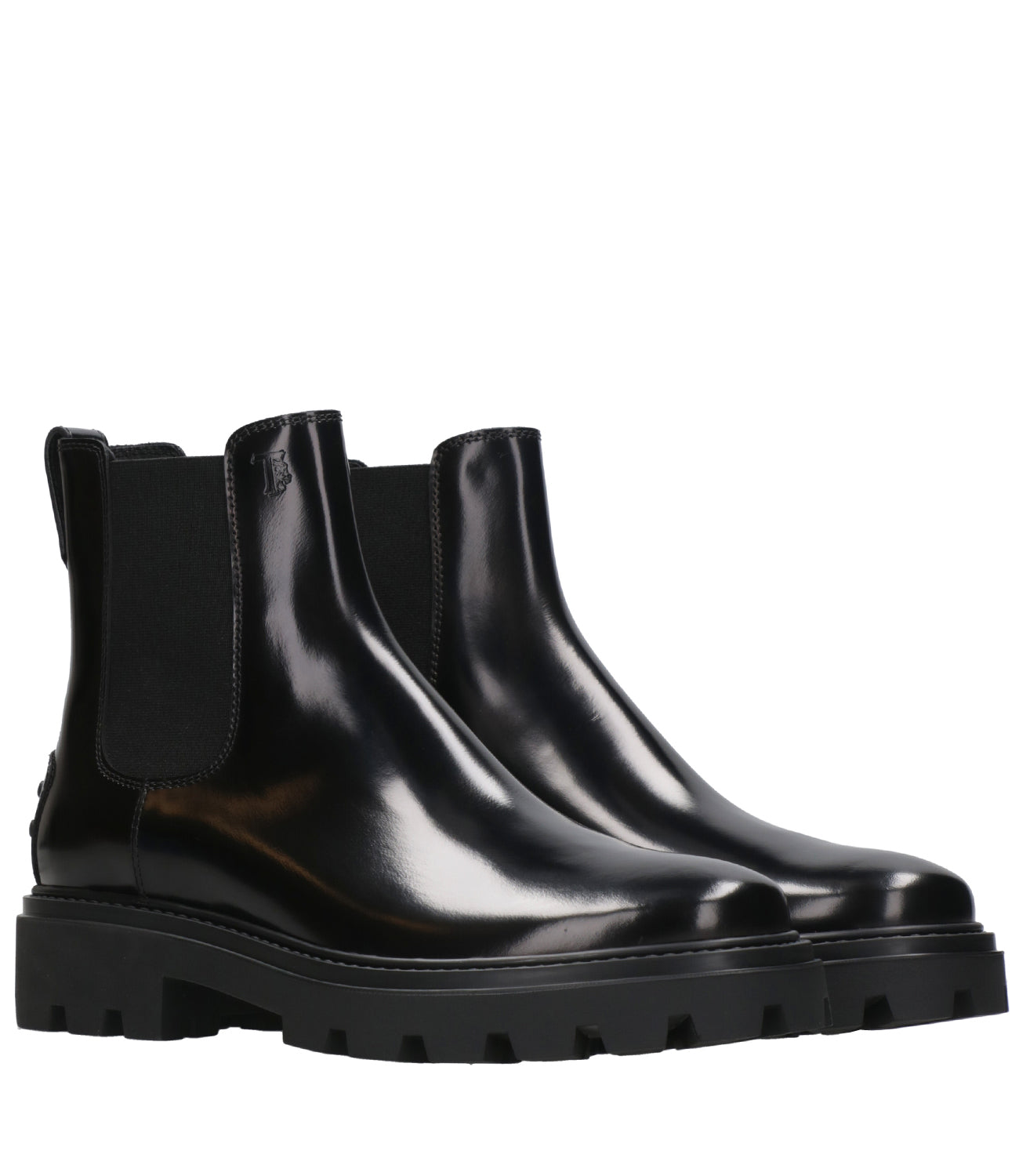 Tod's | Tronchetto Elastico Gomma Pesante Nero