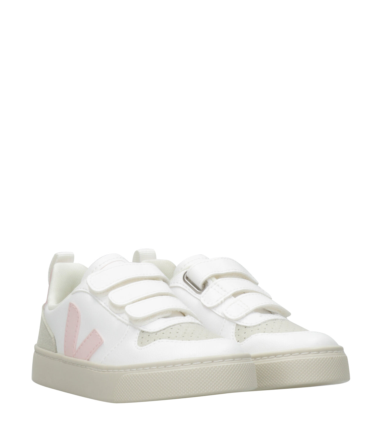 Veja Kids | Sneakers V-12 White and Pink