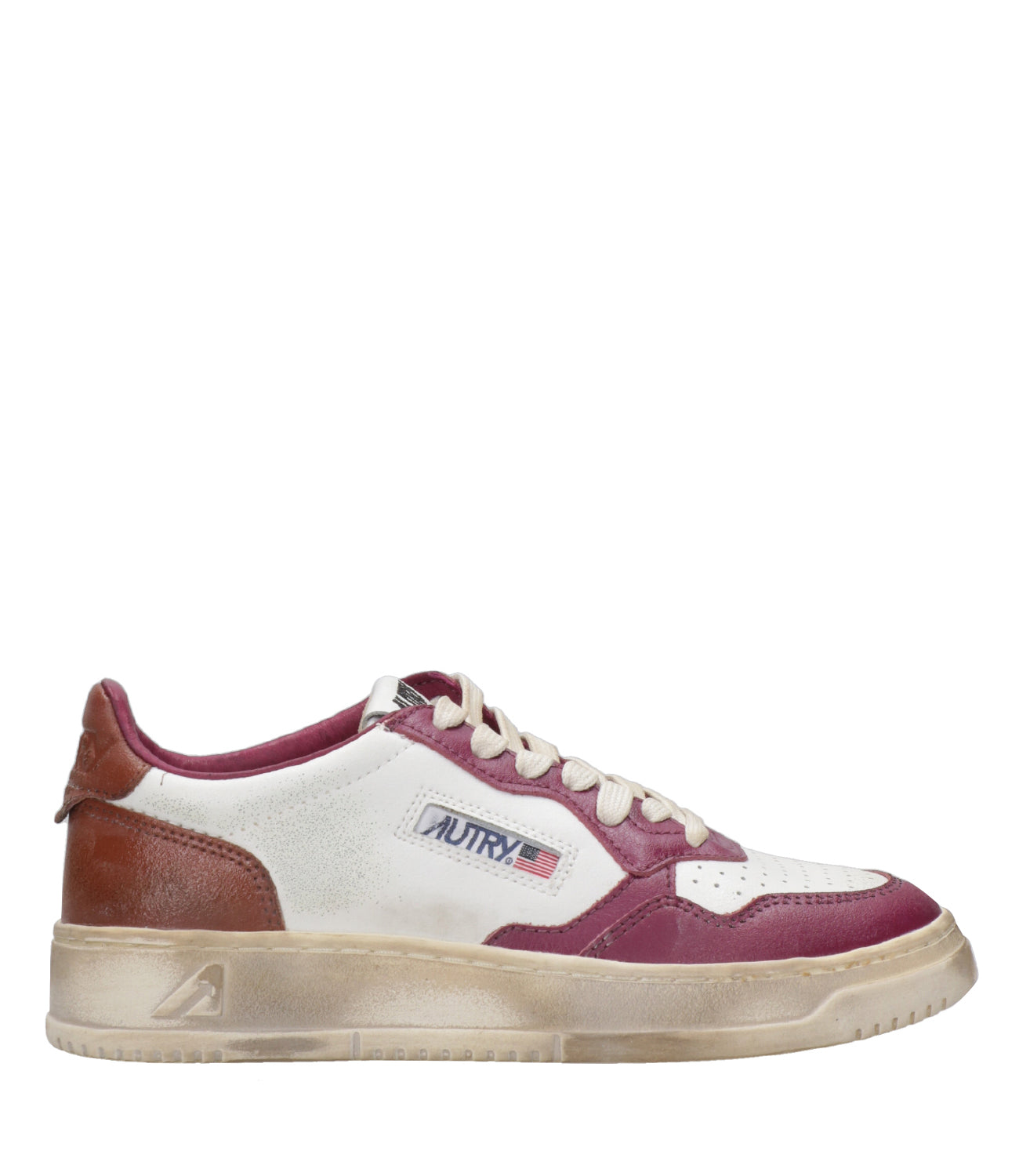 Autry | Sup Vint Low Sneakers Purple and Brown