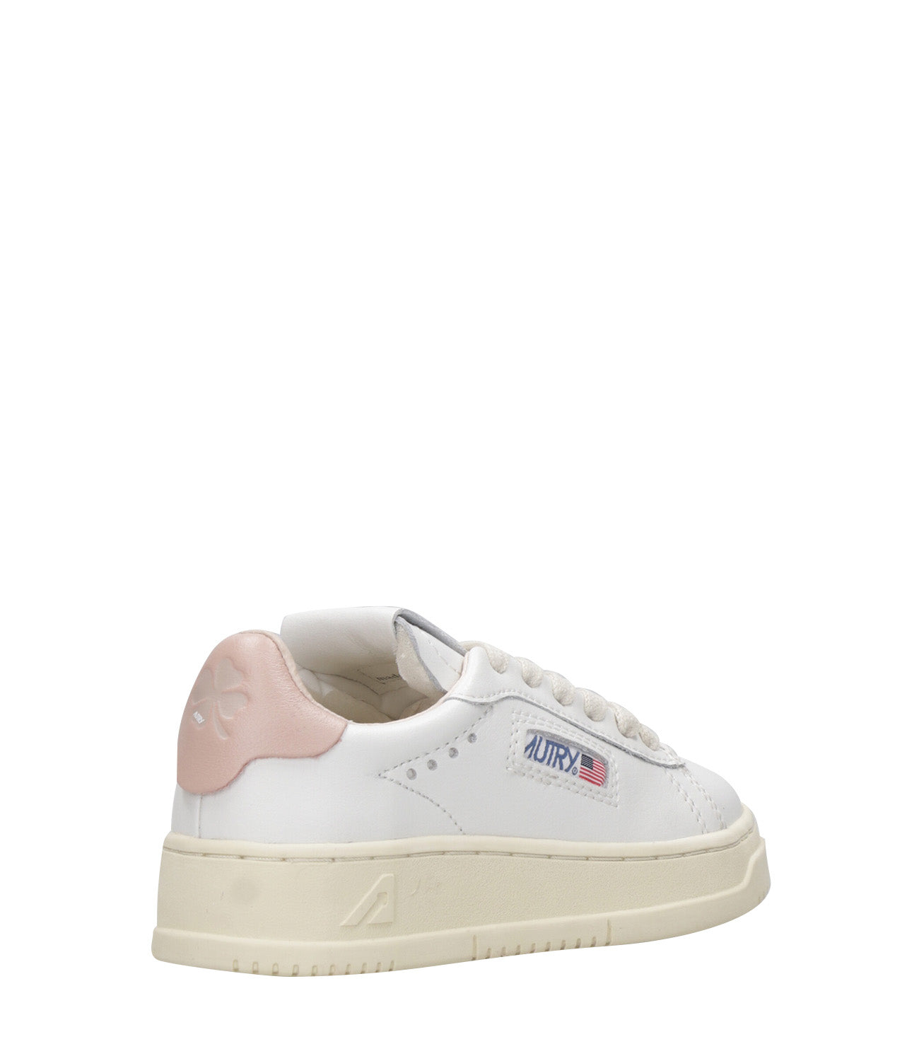 Autry Kids | Sneakers Dallas Kid Low Bianco e Rosa antico