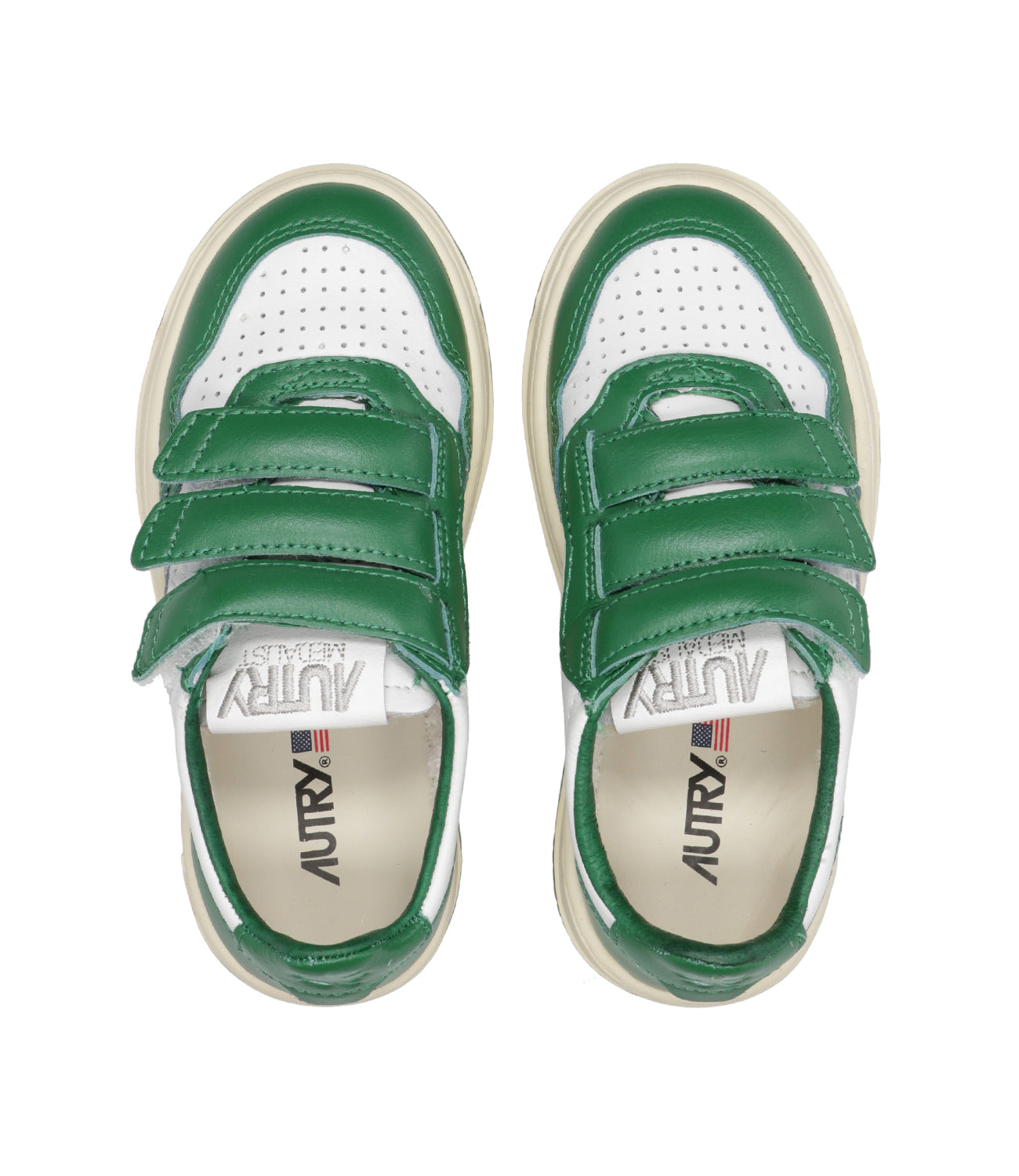 Autry Kids | Sneakers Kidstripes Low White and Green
