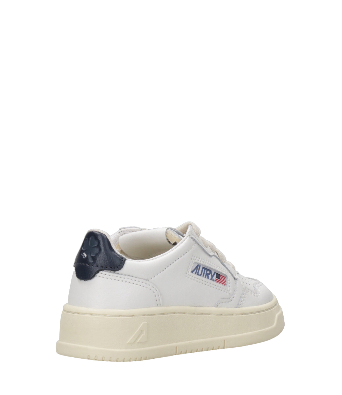Autry Kids | Medalist Low White and Blue Sneakers