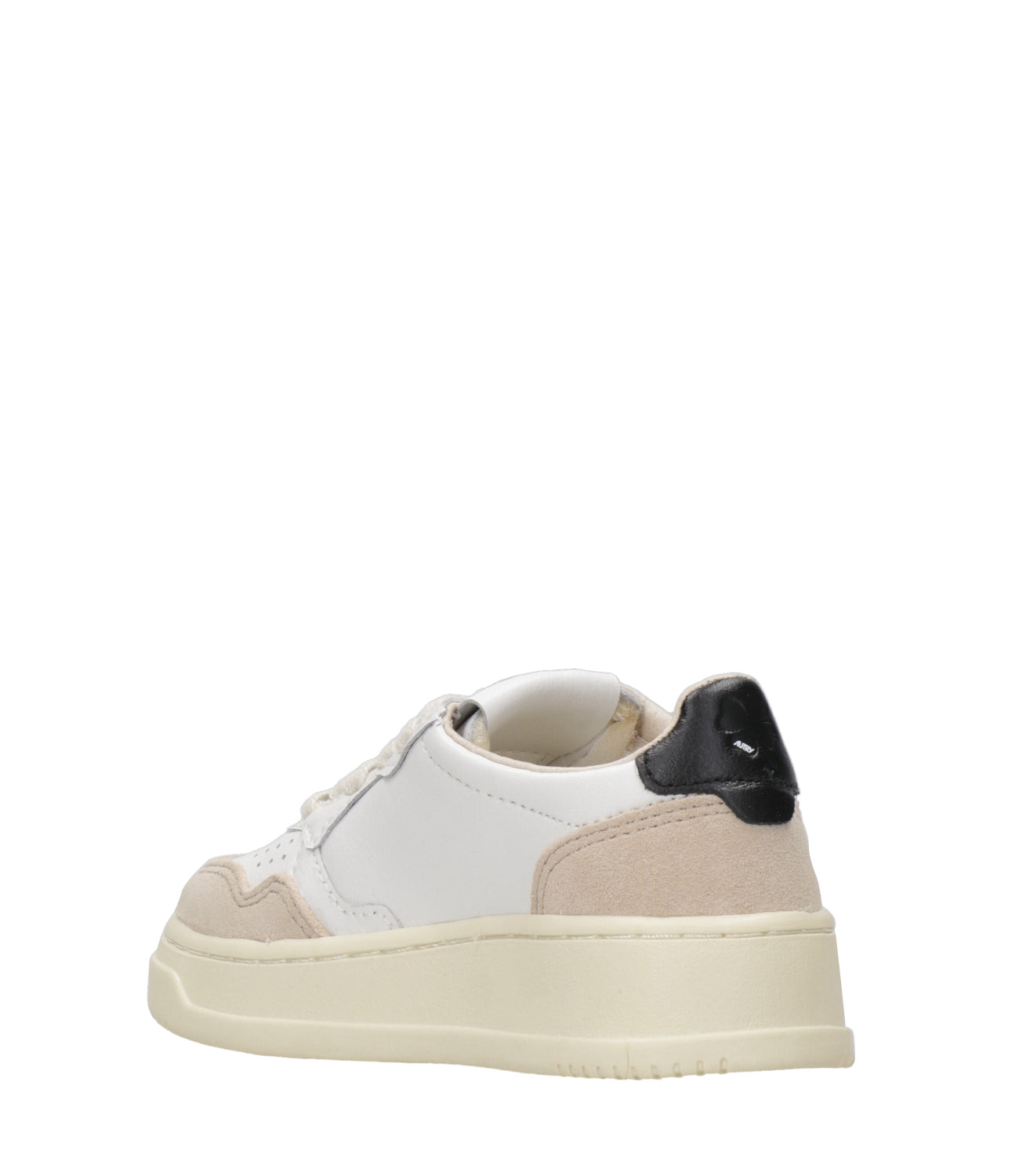 Autry Kids | Medalist Low White and Black Sneakers