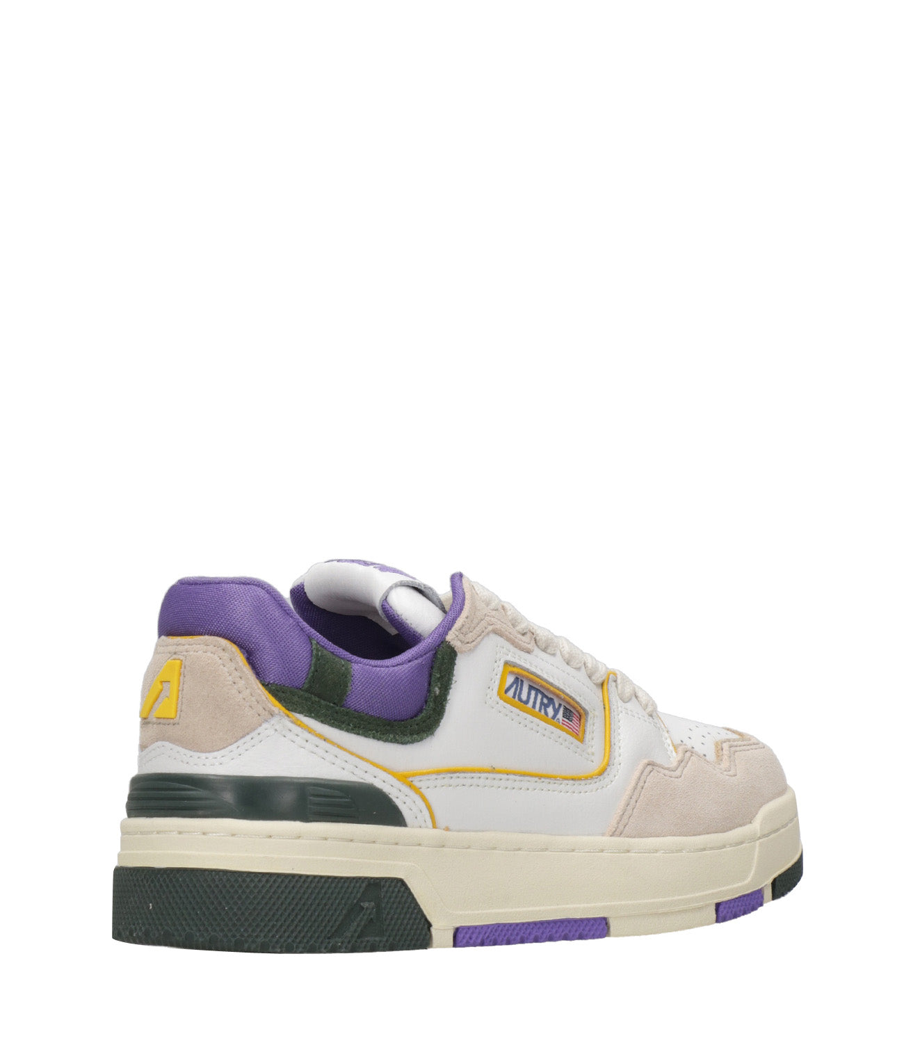 Autry | Sneakers CLC Low Bianco, Verde e Viola